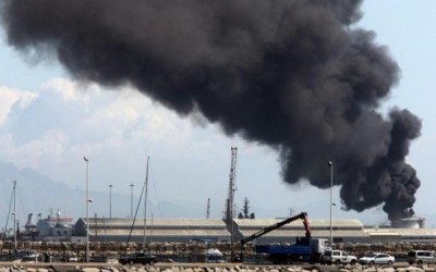 INCENDIU la bordul unei nave din Şantierul Naval Constanţa
