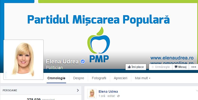 Elena Udrea vs SRI