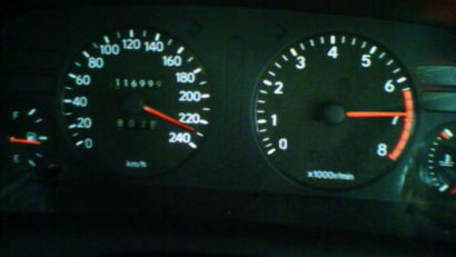 Gonea cu peste 200 de km la oră pe A2