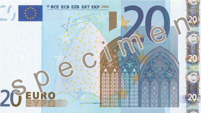 Banca Centrală Europeană prezintă noua bancnotă de 20 de EURO