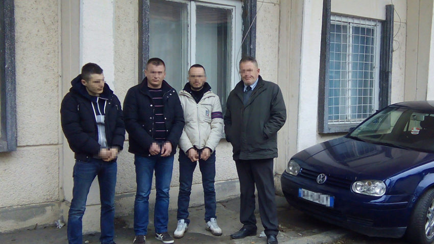 Migranți ilegali de origine albaneză, prinși la graniță, la Negru Vodă