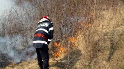 (UPDATE) Incendii de vegetaţie uscată la Constanţa şi Eforie Sud