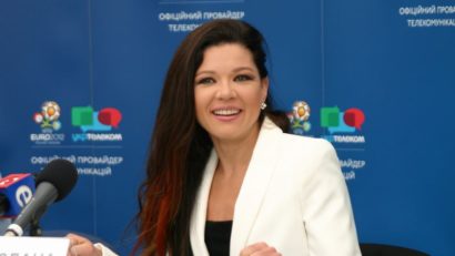 (VIDEO) Ruslana, câștigătoarea Eurovision 2004, vine la finala românească a concursului