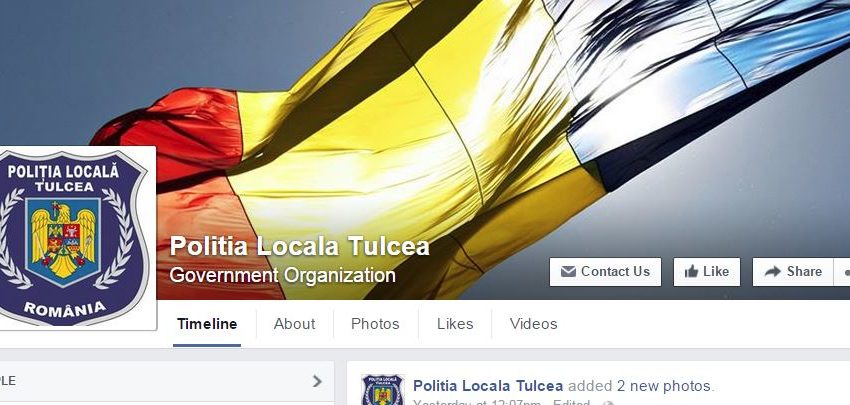 Poliţia Locală Tulcea are pagină oficială de Facebook