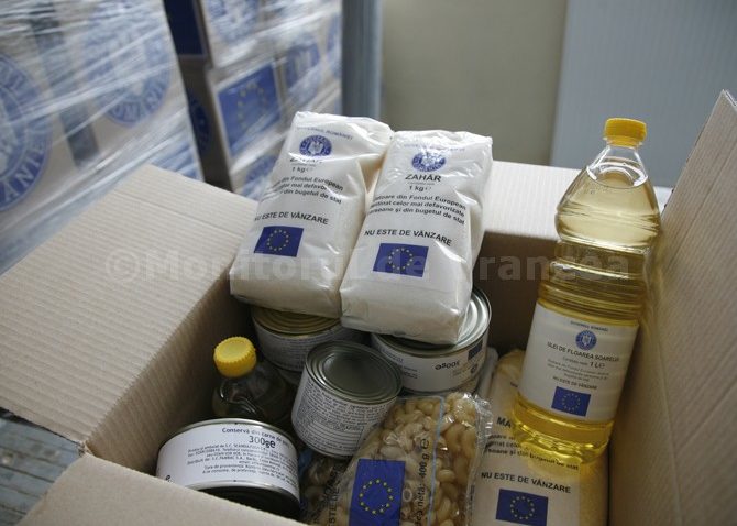Începe redistribuirea ajutoarelor alimentare europene la Constanţa