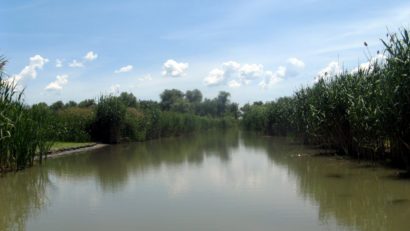 TULCEA: Un catarg uriaş indică prezenţa unui sat pescăresc tradiţional