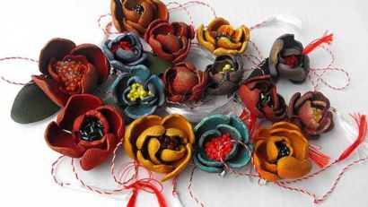 Mărţişoare handmade, la primăria Medgidia