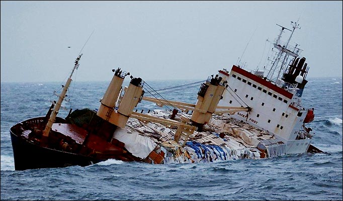 UPDATE ora 21.50: ROMÂN, la bordul unui cargobot EŞUAT în Marea Egee