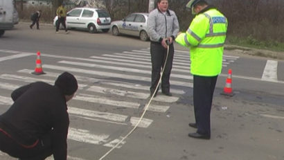 Femeie lovită de mașină pe trecerea de pietoni, la Năvodari