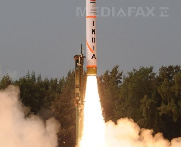 India a testat lansatorul mobil pentru rachetele nucleare