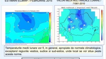 Cum va fi vremea în februarie şi martie