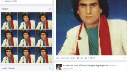 Pagina de Facebook care postează în fiecare zi aceeaşi fotografie