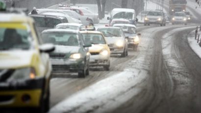 Situația traficului rutier la ora 11.30 – Viscol pe A2