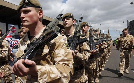 După americani, în România vor staţiona şi militari britanici
