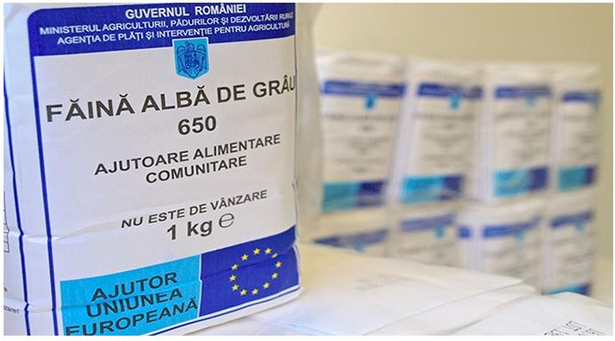 La Constanţa continuă distribuirea ajutoarelor alimentare de la Uniunea Europeană