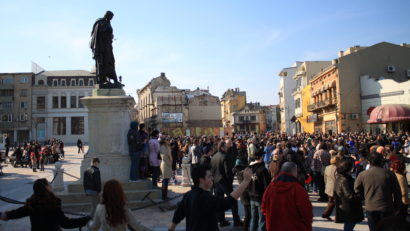 (VIDEO+FOTO+AUDIO) Grecia, sărbătorită prin sirtaki în Piața Ovidiu