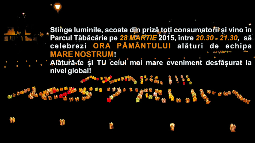 Ora Pământului – marcată la Constanța