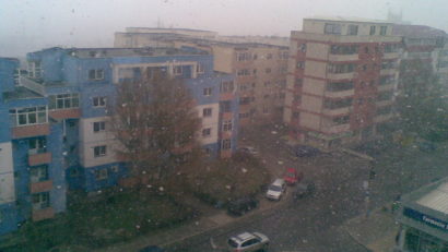 La Constanța ninge ca în povești !