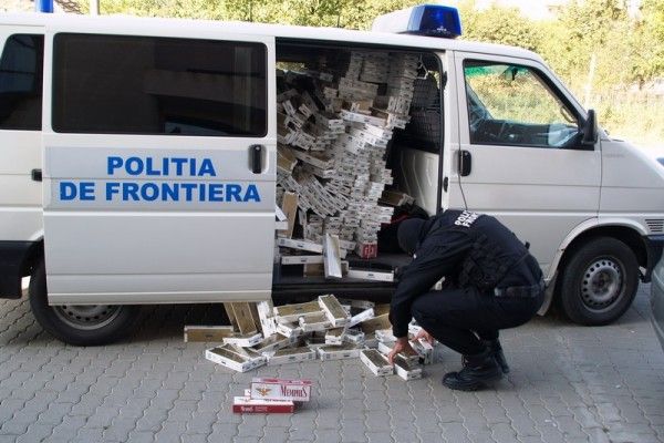 Ţigări de contrabandă descoperite la Tulcea