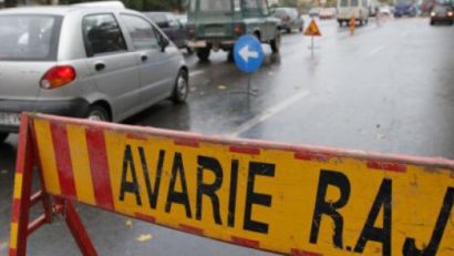 Avarie RAJA. Trafic îngreunat pe strada Mihai Viteazu