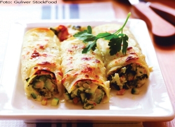 ORA MESEI: Cannelloni cu dovlecei în sos de lămâie