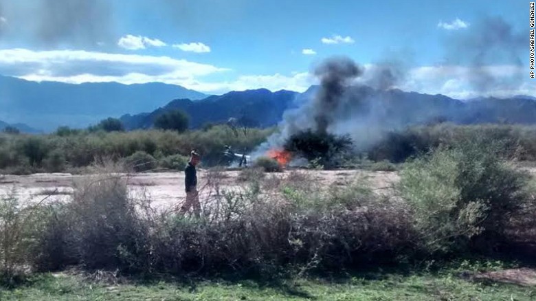 VIDEO: Zece morți în urma coliziunii a două elicoptere în Argentina