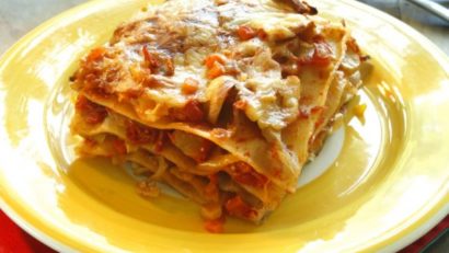 ORA MESEI: Lasagna de post cu ciuperci