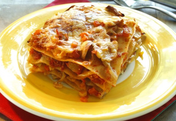 ORA MESEI: Lasagna de post cu ciuperci