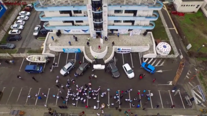 VIDEO: Cum a arătat MARATONUL NISIPULUI din aer