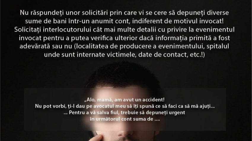 Copiii, ţinta înşelătoriilor prin metoda ACCIDENTUL