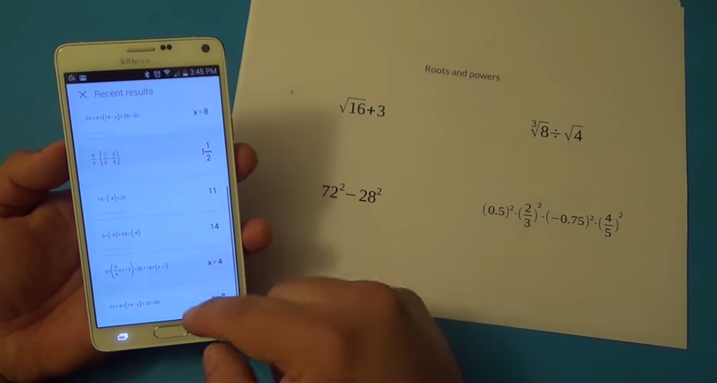 VIDEO: Nu le ai cu matematica? PhotoMath, aplicaţia care REZOLVĂ ecuaţii