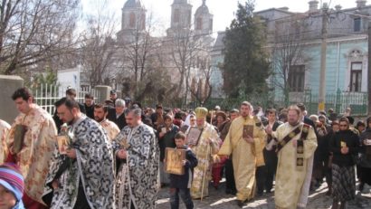 Procesiune religioasă la Tulcea