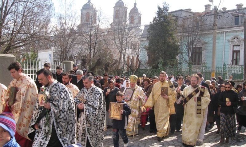 Procesiune religioasă la Tulcea