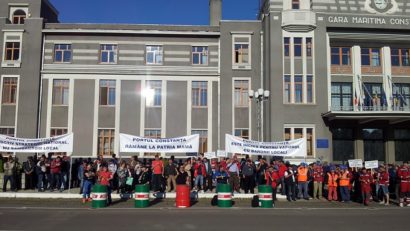 Vor fi proteste în Portul Constanţa şi săptămâna viitoare