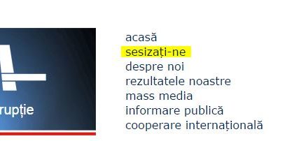 Cum se pot face online denunţuri OFICIALE la DNA