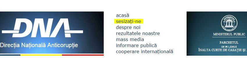 Cum se pot face online denunţuri OFICIALE la DNA