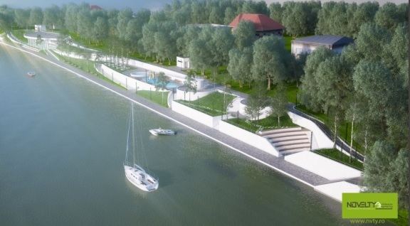 Parc în Ovidiu, pe malul lacului Siutghiol