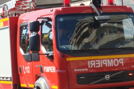 Intervenţie contra-timp a pompierilor la Călăraşi