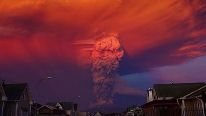 FOTO: Erupţia vulcanului Calbuco, în imagini spectaculoase
