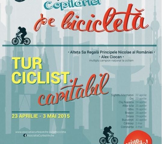 „Cărţile Copilăriei pe bicicletă” ajung în Constanţa. Cei mici pot câştiga cinci biciclete!