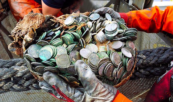 Comoară de 50 de milioane de dolari, scoasă din adâncul apelor