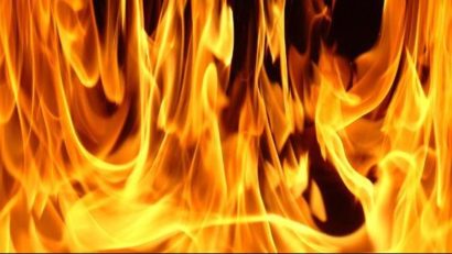 FOTO: Ciulama instant, într-un incendiu produs la Slobozia
