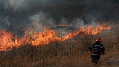 Incendiu pe valea Portului Constanţa