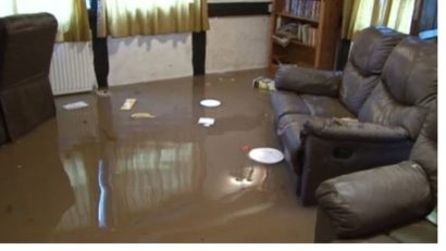 Case inundate în judeţul Tulcea