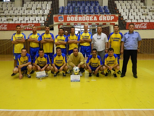 Minifotbal la jandarmi de Ziua Jandarmeriei Române