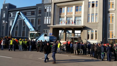 Sindicaliştii din Portul Constanţa protestează din nou