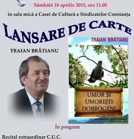 Lansare de carte la Constanţa: „Umor şi umorişti dobrogeni”
