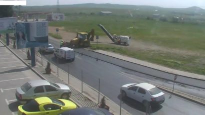 Lucrări stradale în Tulcea