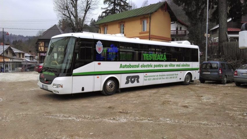 Autobuz electric, în teste, la Tulcea!