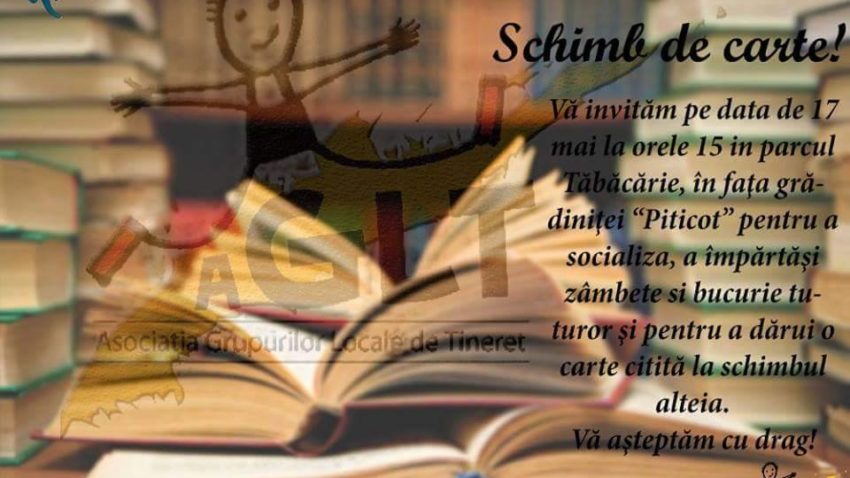 Schimb de carte în Parcul Tăbăcăriei